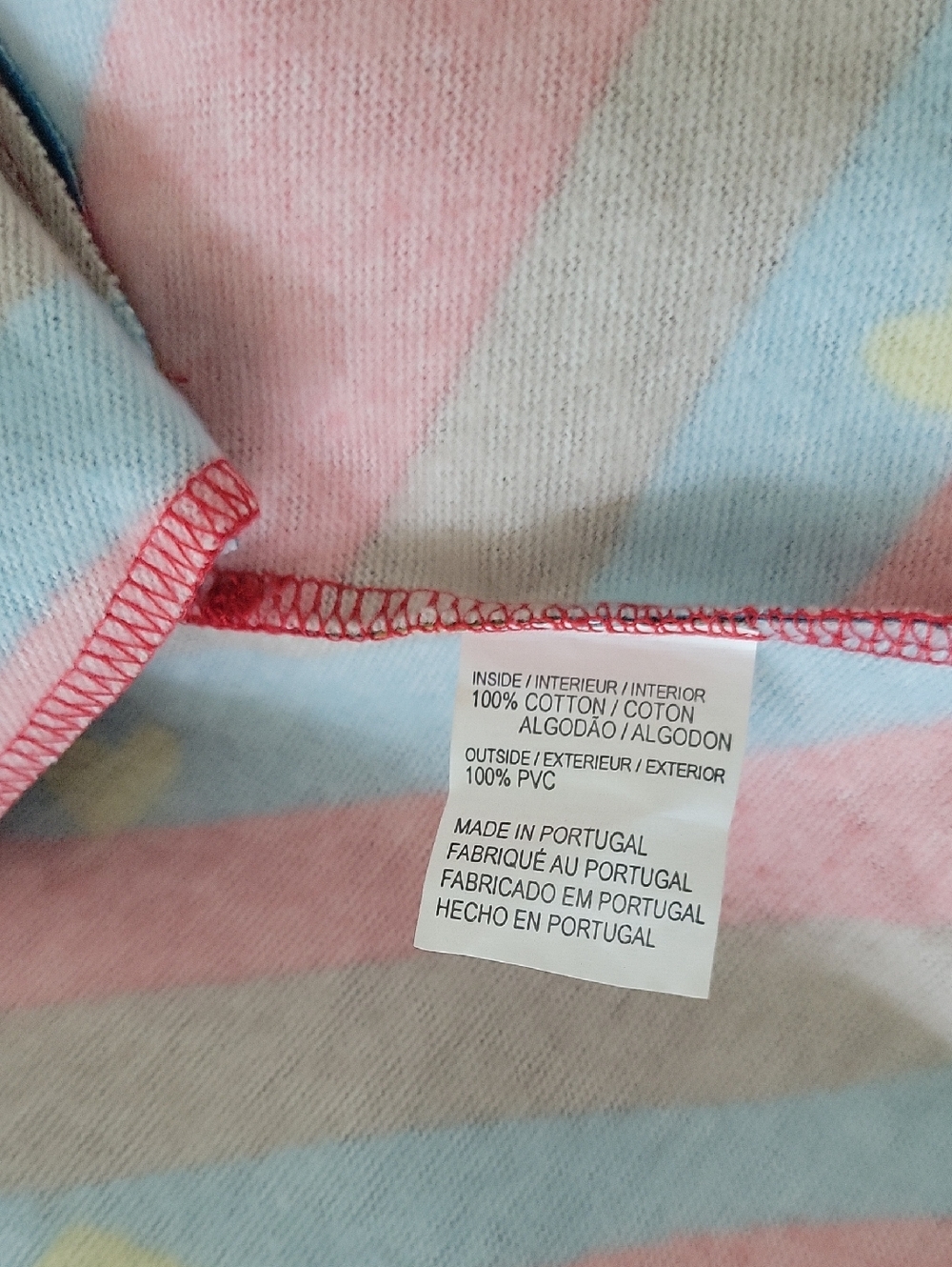 Agatha Ruiz De La Prada Striped Heart Kids Raincoat - Size 2 - Picture 4 of 9